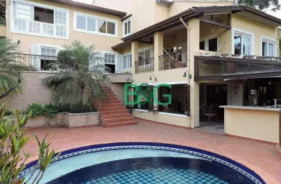 Casa com 4 dormitórios, 517 m² - venda por r$ 1.880.000 ou aluguel por r$ 10.000/mês - chácara eliana - cotia/são paulo