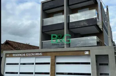 Sobrado com 2 dormitórios à venda, 60 m² por r$ 327.600,00 - aviação - praia grande/sp
