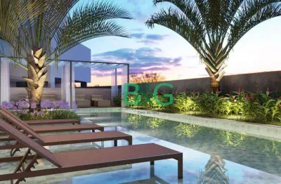 Studio com 1 dormitório à venda, 41 m² por r$ 266.494,14 - vila guilhermina - são paulo/sp