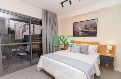 Apartamento com 1 dormitório à venda, 24 m² por r$ 375.000 - república - são paulo/sp