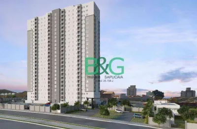 Apartamento com 2 dormitórios à venda, 39 m² por r$ 322.730,10 - parque dos ipês - são josé dos campos/sp