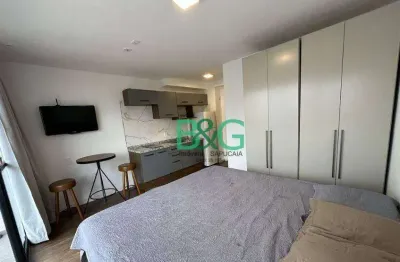 Studio com 1 dormitório, 26 m² - venda por r$ 395.000,00 ou aluguel por r$ 3.985,00/mês - barra funda - são paulo/sp