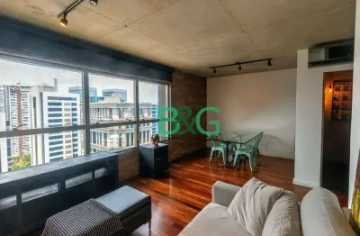 Apartamento com 1 dormitório para alugar, 90 m² por r$ 9.352/mês - cidade monções - são paulo/sp