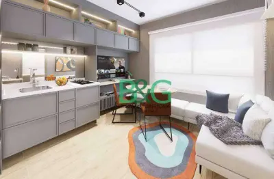 Apartamento garden com 1 dormitório à venda, 35 m² por r$ 472.135,95 - pinheiros - são paulo/sp