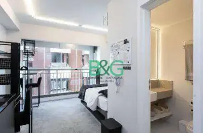 Apartamento à venda, 21 m² por r$ 600.000,00 - moema - são paulo/sp