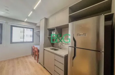 Apartamento com 1 dormitório para alugar, 25 m² por r$ 3.850/mês - santo amaro - são paulo/sp