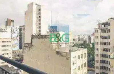Studio com 1 dormitório à venda, 26 m² por r$ 449.000 - república - são paulo/sp