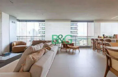 Apartamento com 3 dormitórios à venda, 167 m² por r$ 3.850.000 - jardim das acácias - são paulo/sp