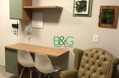 Apartamento com 1 dormitório para alugar, 25 m² por r$ 3.500/mês - brooklin paulista - são paulo/sp