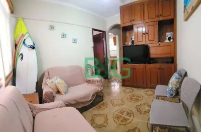 Apartamento com 1 dormitório à venda, 39 m² por r$ 233.200,00 - boqueirão - praia grande/sp