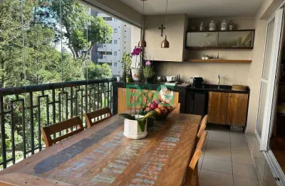 Apartamento com 4 dormitórios à venda, 146 m² por r$ 2.300.000 - granja julieta - são paulo/sp