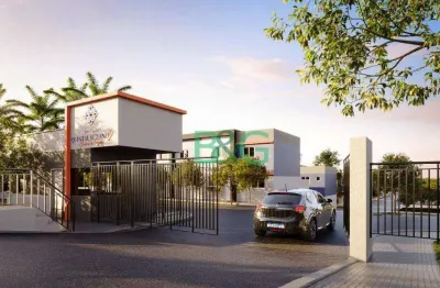 Casa com 2 dormitórios à venda, 93 m² por r$ 366.742,07 - jardim santa inês - suzano/sp