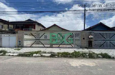 Casa com 2 dormitórios à venda, 41 m² por r$ 122.737,54 - balneário esmeralda - praia grande/sp