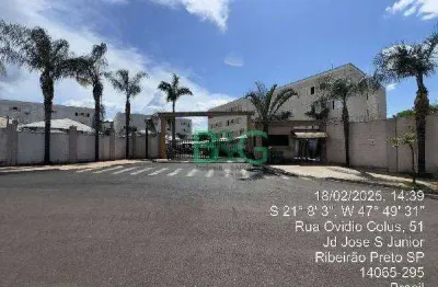 Apartamento com 2 dormitórios à venda, 41 m² por r$ 96.889,22 - jardim josé sampaio júnior - ribeirão preto/sp