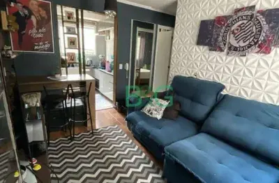 Apartamento com 2 dormitórios à venda, 38 m² por r$ 250.000 - jardim albertina - guarulhos/sp