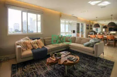 Apartamento com 3 dormitórios à venda, 123 m² por r$ 1.599.000 - campo belo - são paulo/sp