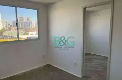 Apartamento com 2 dormitórios à venda, 35 m² por r$ 270.000 - ipiranga - são paulo/sp