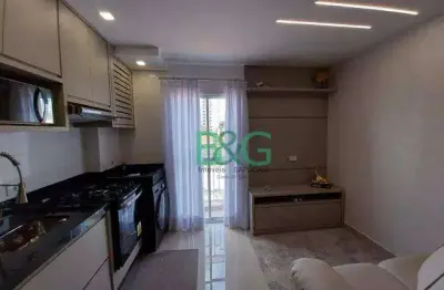 Apartamento com 2 dormitórios à venda, 38 m² por r$ 371.900,00 - parque peruche - são paulo/sp