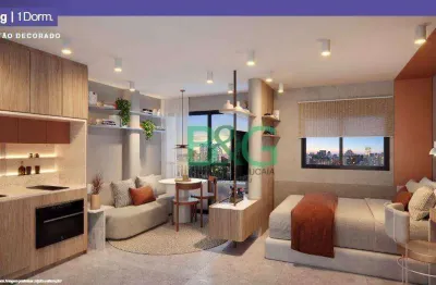 Studio com 1 dormitório à venda, 25 m² por r$ 430.000 - vila olímpia - são paulo/sp