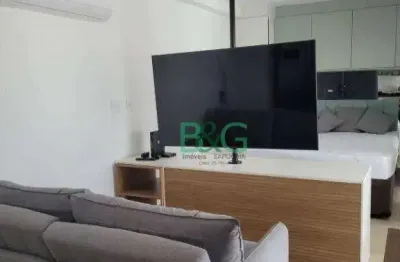Studio com 1 dormitório para alugar, 37 m² por r$ 3.800,00/mês - vila azevedo - são paulo/sp
