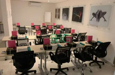 Sala para alugar, 35 m² por r$ 6.000/mês - cidade monções - são paulo/sp