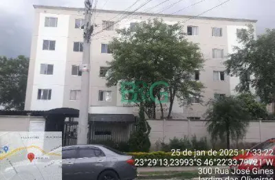 Apartamento à venda, 38 m² por r$ 103.704,06 - jardim das oliveiras - são paulo/sp