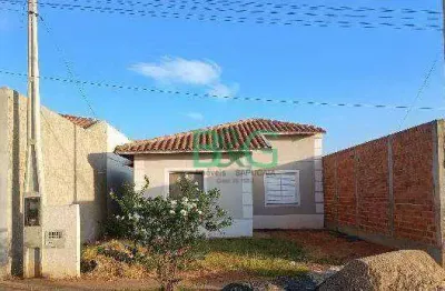 Casa com 2 dormitórios à venda, 49 m² por r$ 106.667,03 -  jardim imperial  - mogi guaçu/sp