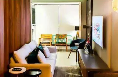 Studio com 1 dormitório à venda, 36 m² por r$ 639.000 - parque santa cecília - são paulo/sp