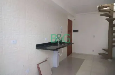 Cobertura com 2 dormitórios, 82 m² - venda por r$ 309.000,00 ou aluguel por r$ 2.005,00/mês - jardim vivan - são paulo/sp