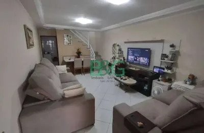 Sobrado com 3 dormitórios à venda, 150 m² por r$ 890.000,00 - vila camilópolis - santo andré/sp
