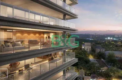Apartamento com 4 dormitórios à venda, 327 m² por r$ 9.000.000,00 - alto de pinheiros - são paulo/sp