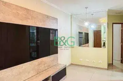 Apartamento com 2 dormitórios à venda, 56 m² por r$ 314.000 - jardim santo alberto - santo andré/sp