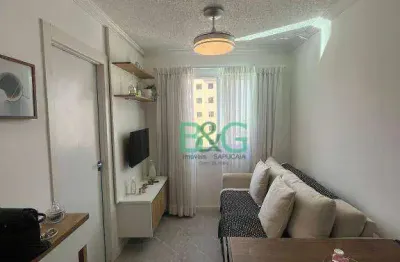 Apartamento com 2 dormitórios à venda, 35 m² por r$ 415.000 - várzea da barra funda - são paulo/sp