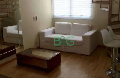 Apartamento duplex com 1 dormitório para alugar, 50 m² por r$ 6.250/mês - vila olímpia - são paulo/sp