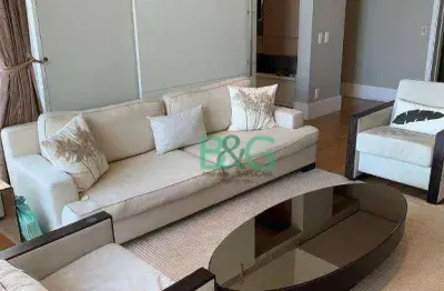 Apartamento com 2 dormitórios para alugar, 157 m² por r$ 25.000/mês - moema - são paulo/sp