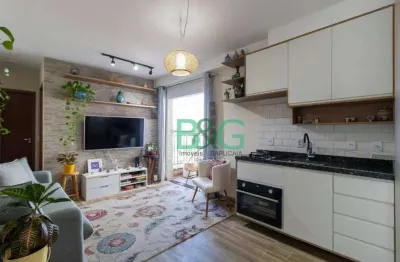 Apartamento com 1 dormitório à venda, 42 m² por r$ 385.000,00 - tatuapé - são paulo/sp