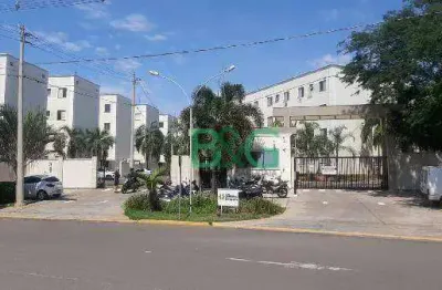 Apartamento com 2 dormitórios à venda, 44 m² por r$ 125.486,84 - vila giampietro - birigüi/sp