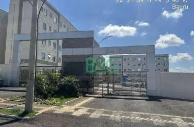 Apartamento com 2 dormitórios à venda, 39 m² por r$ 100.741,08 - residencial parque granja cecília b - bauru/sp