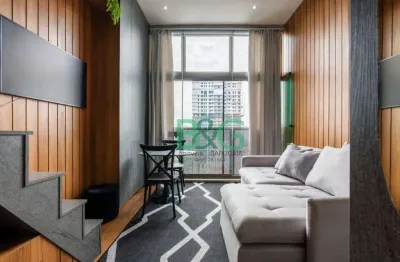 Studio com 1 dormitório à venda, 43 m² por r$ 900.000,00 - moema - são paulo/sp