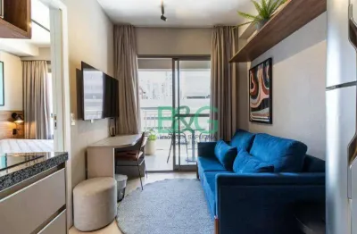 Studio com 1 dormitório, 26 m² - venda por r$ 550.000,00 ou aluguel por r$ 3.855,00/mês - vila nova conceição - são paulo/sp