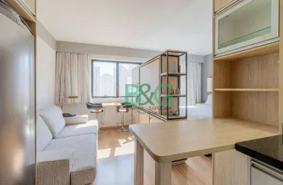 Flat com 1 dormitório à venda, 27 m² por r$ 520.000 - indianópolis - são paulo/sp