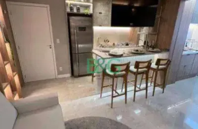 Apartamento com 2 dormitórios à venda, 58 m² por r$ 480.000 - vila assunção - santo andré/sp