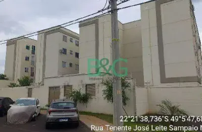 Apartamento à venda, 39 m² por r$ 114.838,57 - residencial parque granja cecília b - bauru/sp