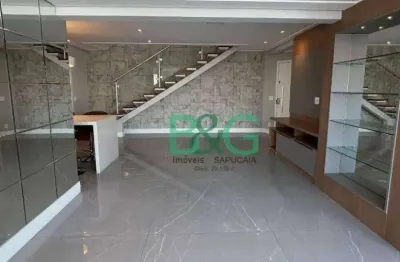 Apartamento duplex com 4 dormitórios à venda, 255 m² por r$ 2.710.000 - vila bertioga - são paulo/sp