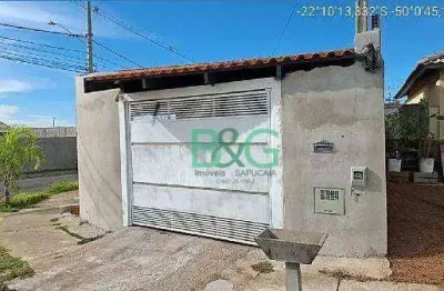 Casa à venda, 80 m² por r$ 108.883,66 - maracá ii - marília/sp