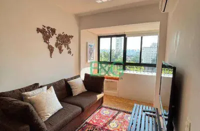 Apartamento para alugar, 38 m² por r$ 6.850,00/mês - itaim bibi - são paulo/sp