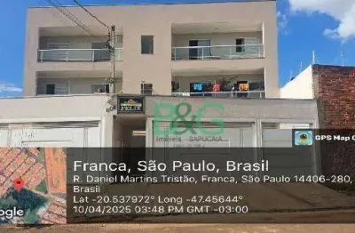 Apartamento com 2 dormitórios à venda, 52 m² por r$ 100.741,08 - residencial peres elias - franca/sp