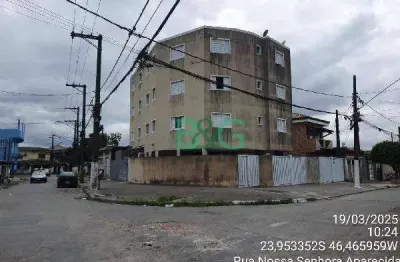 Apartamento à venda, 36 m² por r$ 81.379,36 - parque continental - são vicente/sp