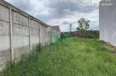 Terreno à venda, 160 m² por r$ 112.885,41 - residencial moacyr trentin - presidente prudente/sp