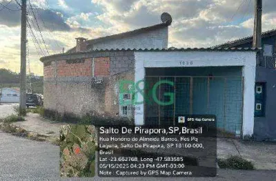 Casa com 2 dormitórios à venda, 68 m² por r$ 145.396,78 - terras de são joão - salto de pirapora/sp